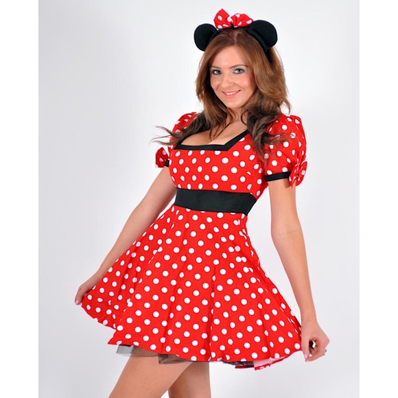 Dresses & Skirts - Fancy Dress Queen Sexy Disney Minnie Mouse Cosplay Costume Dress